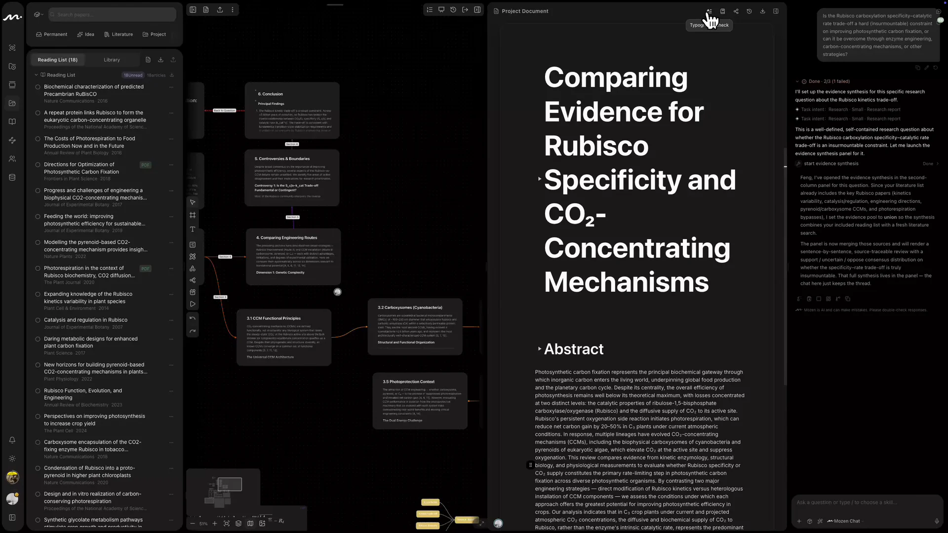 Switching academic layout live in the editor